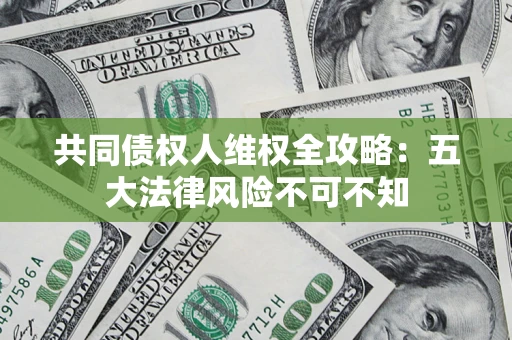 武汉共同债权人维权全攻略：五大法律风险不可不知