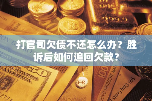 武汉打官司欠债不还怎么办？胜诉后如何追回欠款？