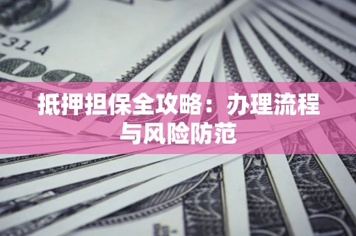 武汉抵押担保全攻略：办理流程与风险防范
