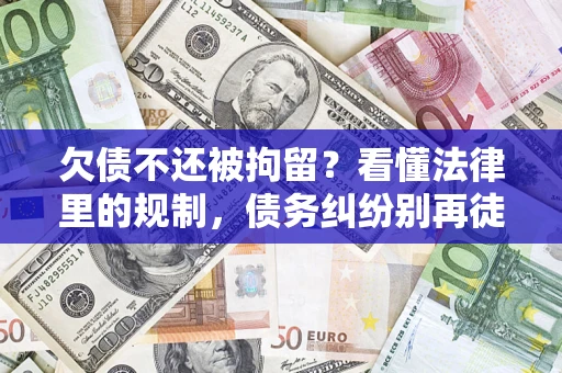 武汉欠债不还被拘留？看懂法律里的规制，债务纠纷别再徒劳奔波