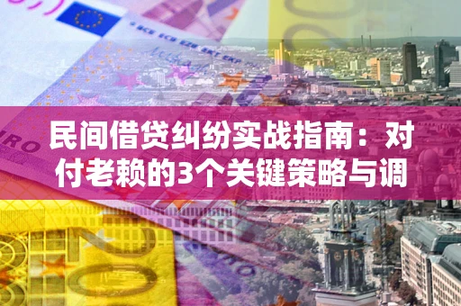 武汉民间借贷纠纷实战指南：对付老赖的3个关键策略与调解盲区解析