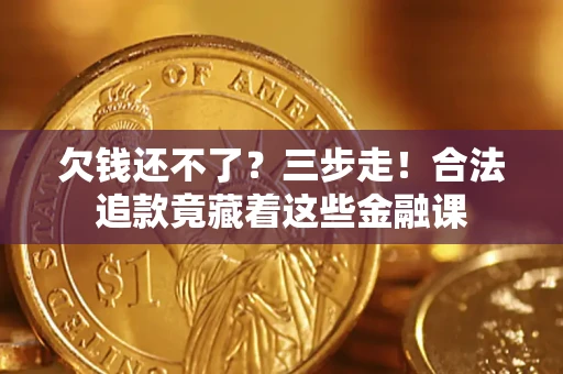 武汉欠钱还不了？三步走！合法追款竟藏着这些金融课