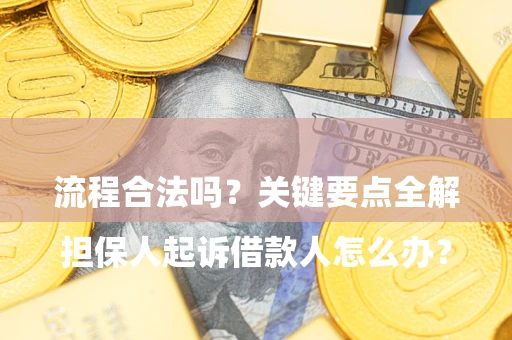 武汉

担保人起诉借款人怎么办？流程合法吗？关键要点全解析