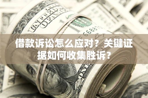 武汉借款诉讼怎么应对？关键证据如何收集胜诉？