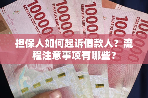 武汉担保人如何起诉借款人？流程注意事项有哪些？