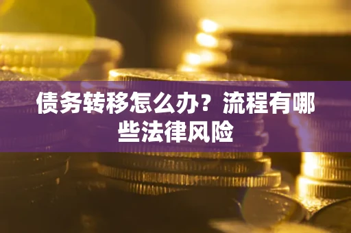 武汉债务转移怎么办？流程有哪些法律风险